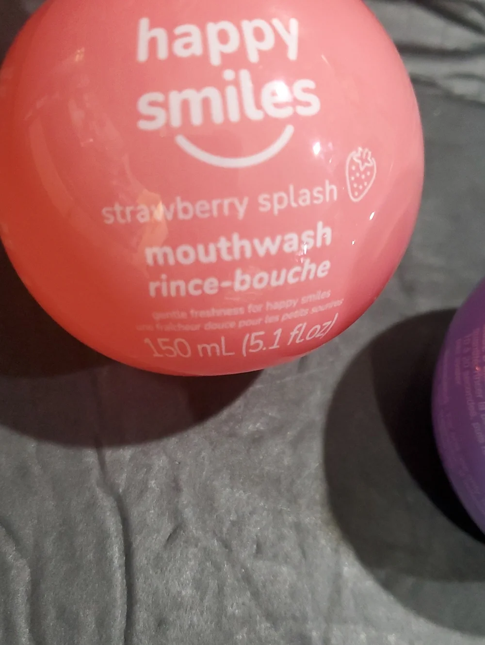 2pack Happy Smiles Grape pop and Strawberry splash kids mouthwash brand new